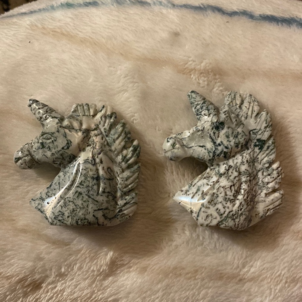 Moss Agate Unicorn
